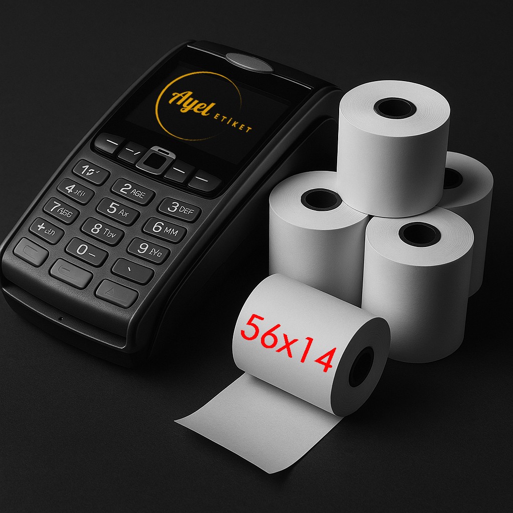 Termal Kağıt Pos Rulosu 56 mm x 14 mt (10 ADETLİ PAKET)