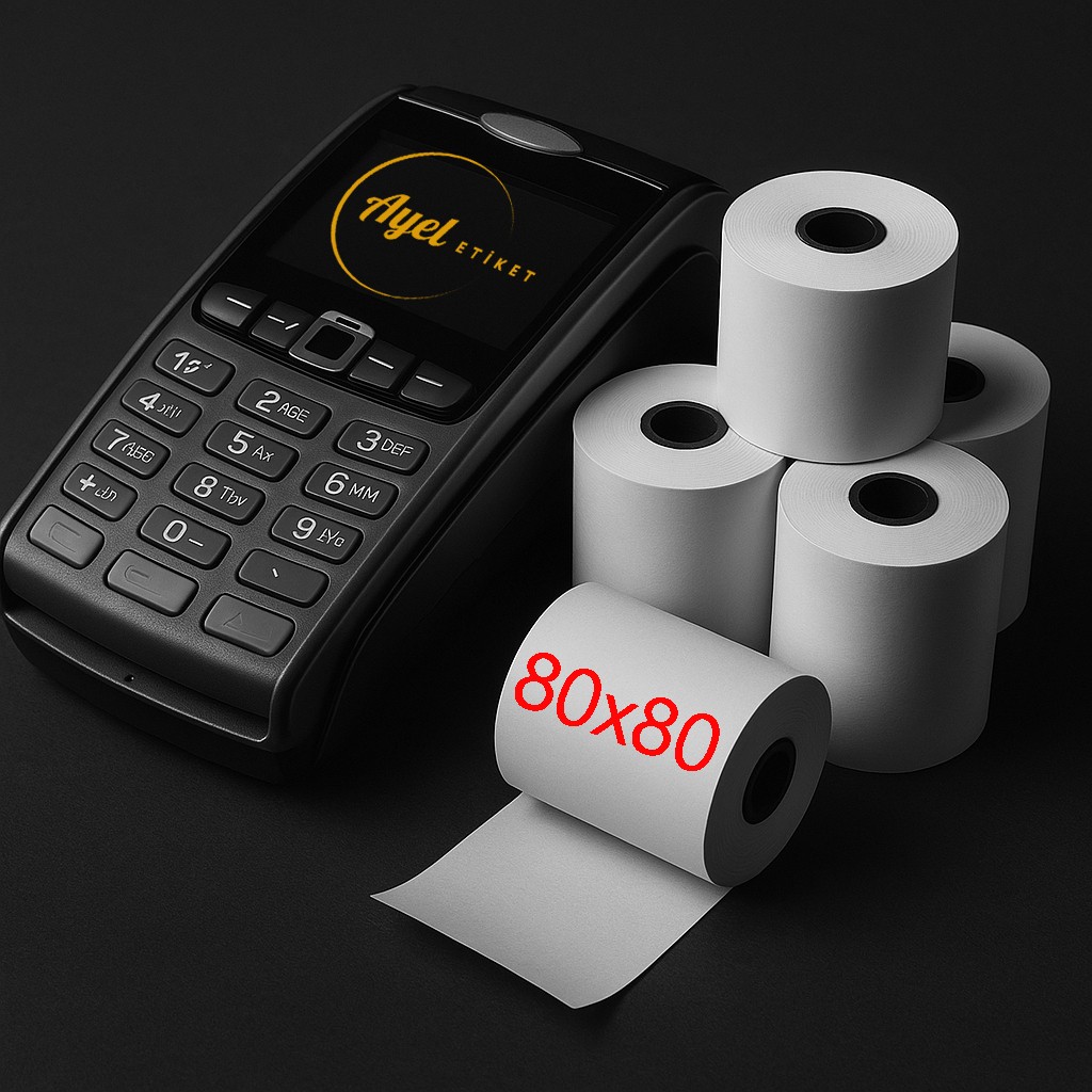 Termal Kağıt Pos Rulosu 80mmx80 mt ( 1 koli / 10'lu paket / 120 adet )